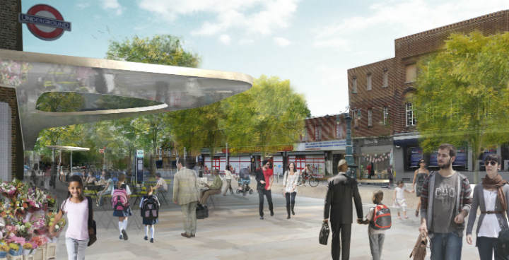 Artist's impression of Stockwell Square