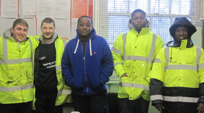 Elmgreen work experience students