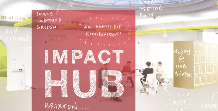 An artist's impression of the Brixton impact hub