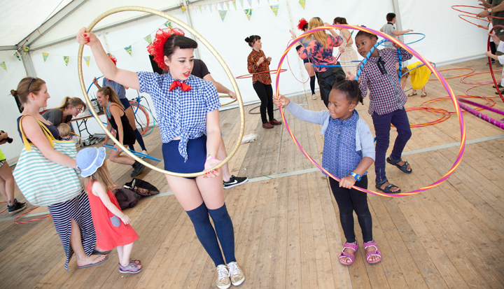 Get fit with hula hoop lessons at the Lambeth Country Show