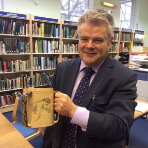 Cllr McGlone at the Lambeth Archives