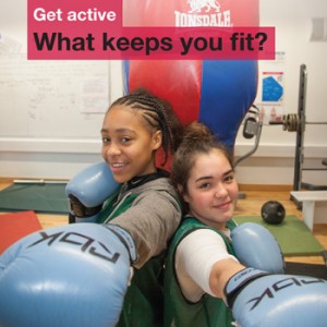 What gets you fit poster Culture2020 consultation