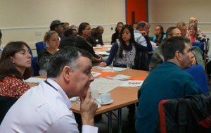 At the Lambeth Disability Hate Crime event, Oct 2015