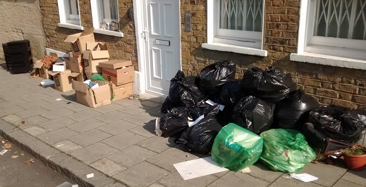 Recent flytip in West Norwood