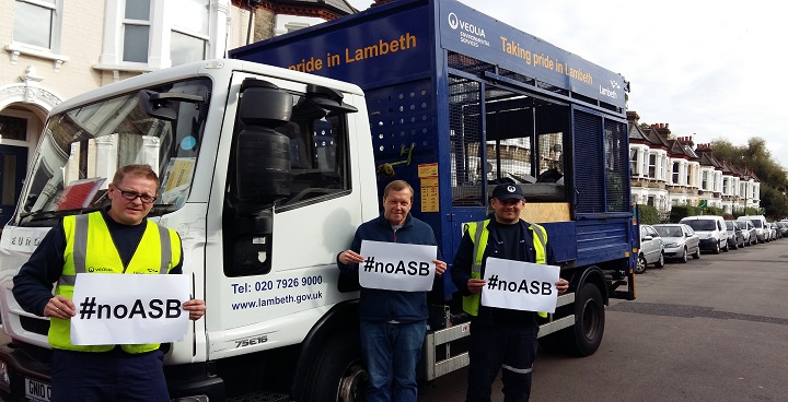 Lambeth fly-tipping crew