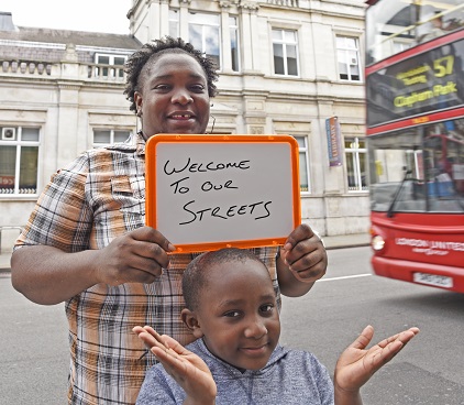 Mum and son in Streatham