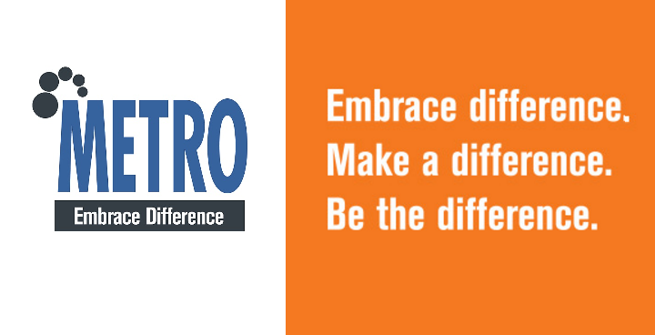 METRO charity logo