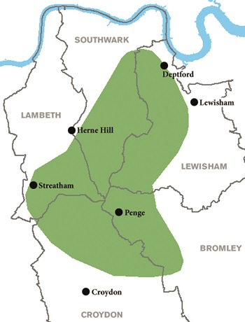 Map of the Great North Wood