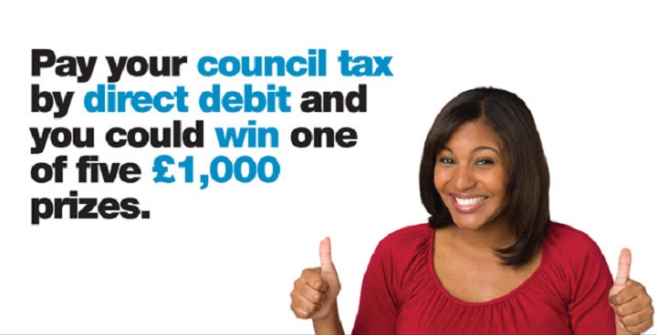 Pay by Direct Debit and you could win £1,000