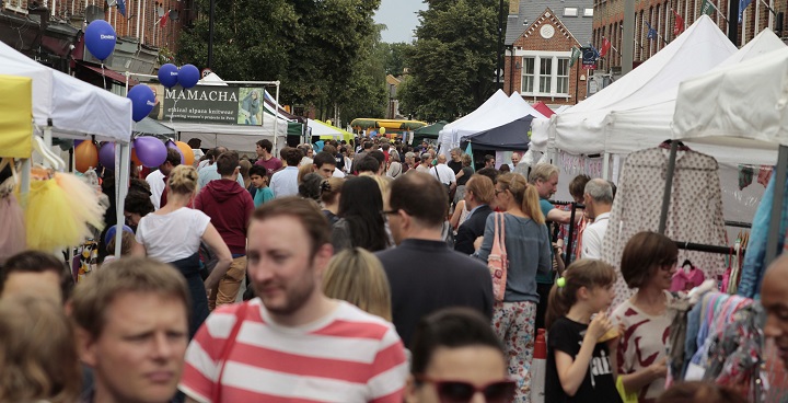 Street view of Abbeville Fete