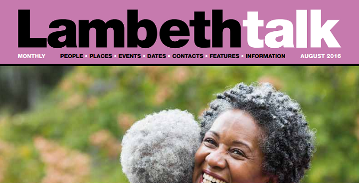 Lambeth Talk - August 2016 edition