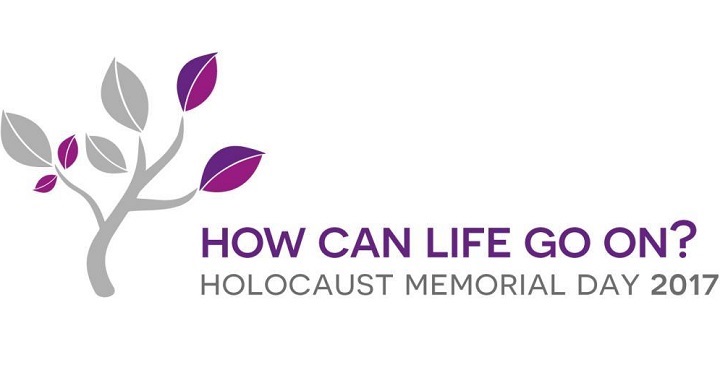 Holocaust Memorial Day 2017 poster 'How can Life go on?'