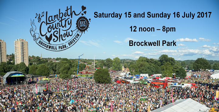 Lambeth Country Show, Saturday 15 and Sunday 16 July 2017, 12-8pm, Brockwell Park