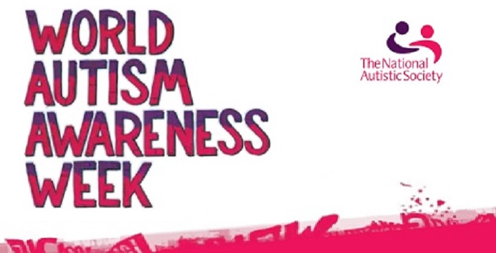 Text "World Autism Awareness Week" next to The National Autistic Society logo.