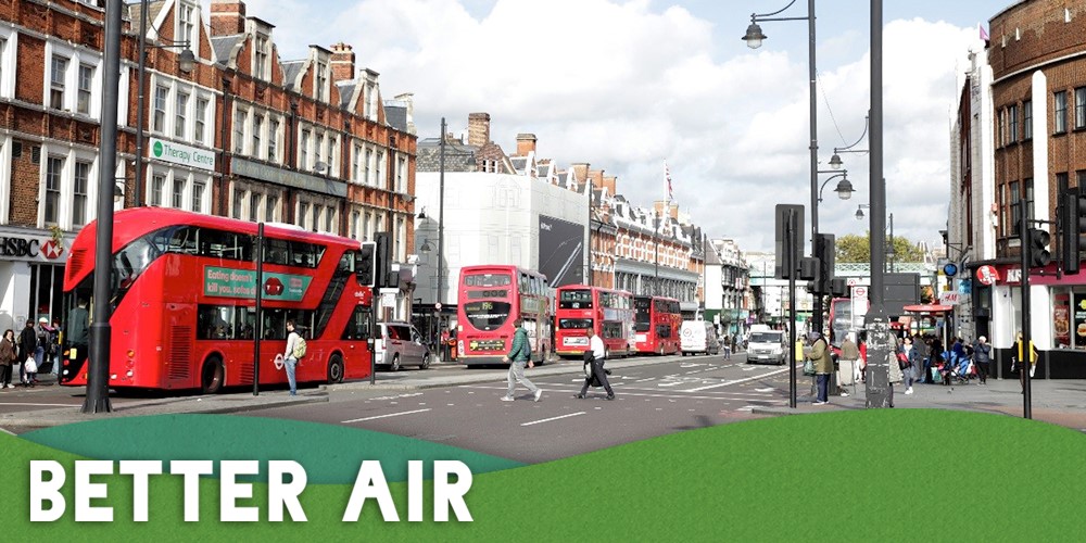 Clean Air Week photo of Brixton High Street