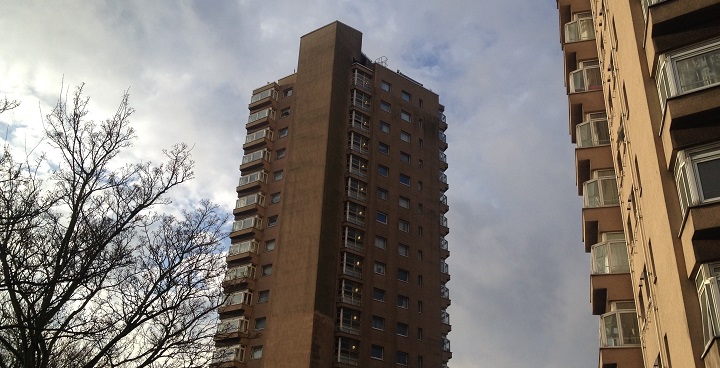 Herne Hill House on Hurst Street estate