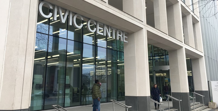 outside lambeth civic centre