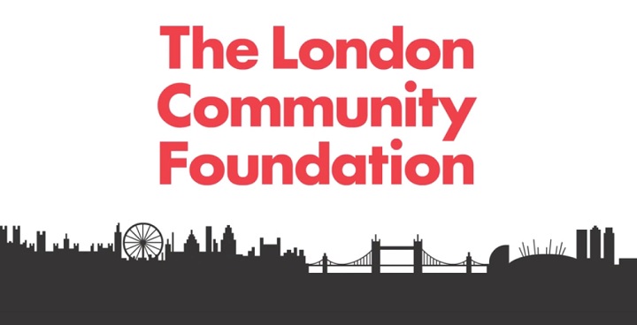 A silhouette of London, caption reads "The London Community Fund"