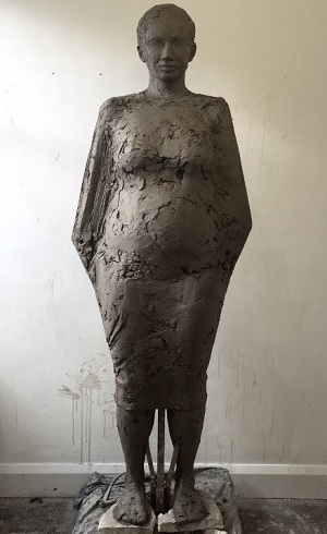 Work in progress sculpture from Jessica Wetherly