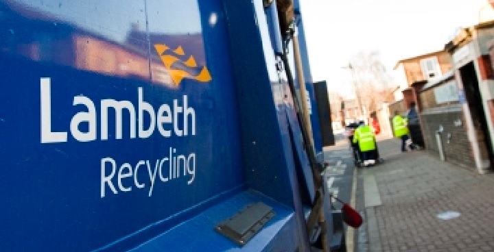 Lambeth recycling truck