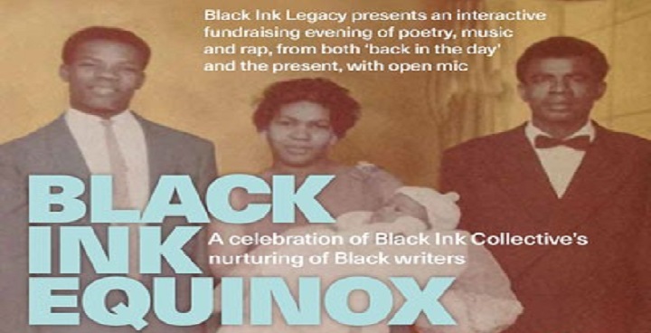 Black Ink Equinox celebrates 40 years of nurturing Black writers upstairs at Brixton Ritzy 22 Sept 2017