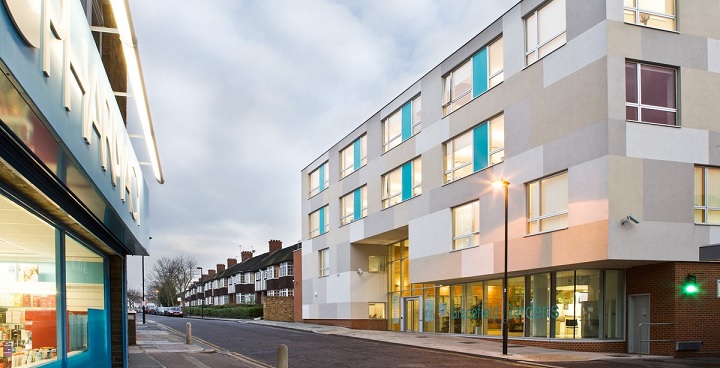 External view of Gracefield Gardens in Streatham