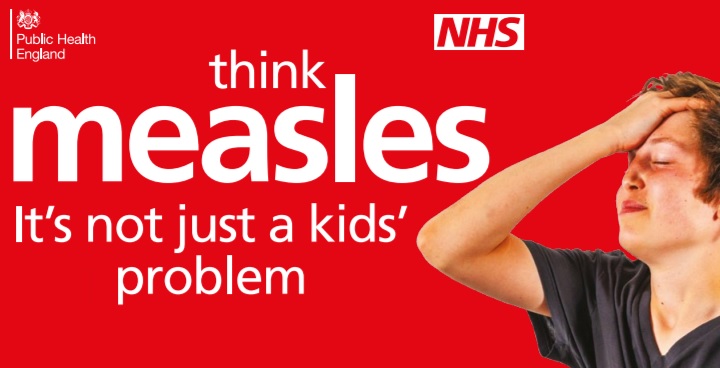Think measles, It's not just a kid's problem