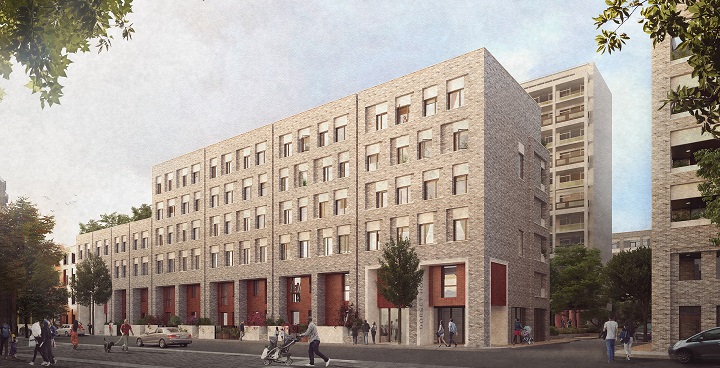 CGI of the proposed new South Lambeth Estate