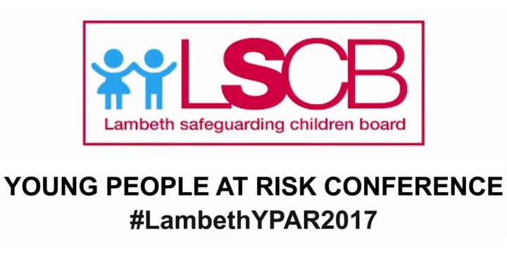 Lambeth Safeguarding Children Board logo, Young People At Risk 2017