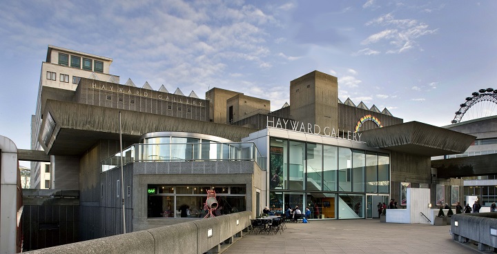the Hayward Gallery on the Southbank - curators of JUly Art Night 2018 culture trail through Lambeth