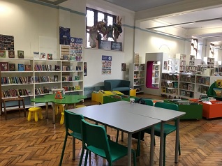 Children's section in Carnegie library