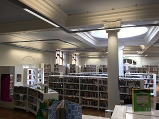 Internal photo of Carnegie library