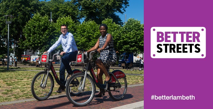 Santander Cycles arrive in Brixton