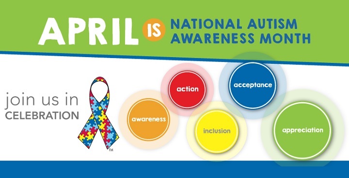 April is Autism Awareness Month, join us in celebration.