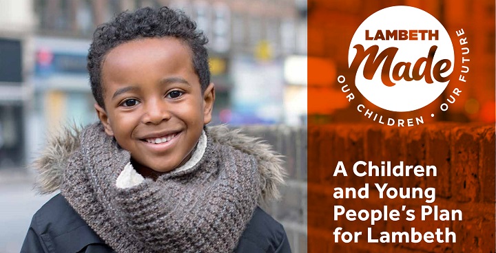 Logo: Lambeth Made - A children and young people's plan for Lambeth
