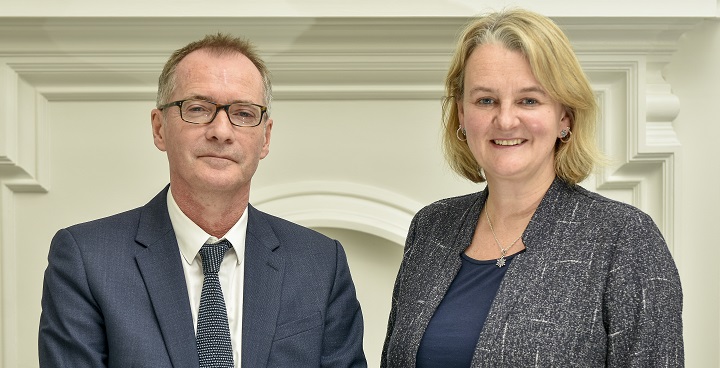Portrait of Andrew Travers, chief executive, and Lib Peck, leader of Lambeth council