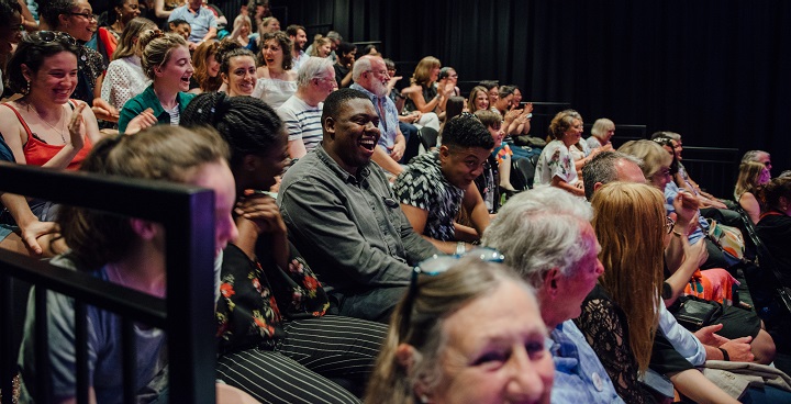 Audience at new Streatham Space Project theatre show