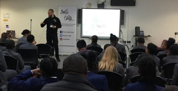 Aim High Events at Lambeth Town Hall Oct 2018 gave Black Caribbean pupils a chance to meet inspirational successful people from the BAME community
