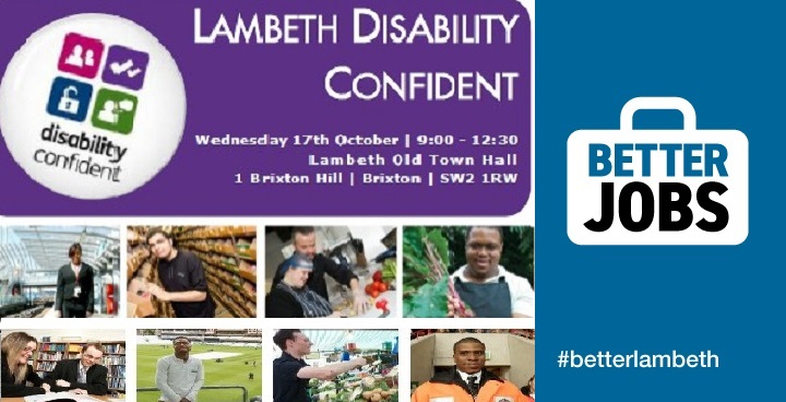 Lambeth Disability Confident Event 17 Oct 2018 Lambeth Town Hall hosted by the Camden Society