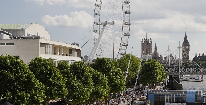 South bank in Waterloo