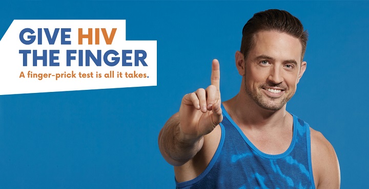 HIV Testing Week – give HIV the finger