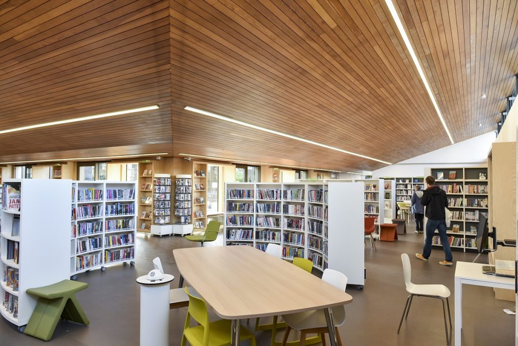 Inside the main library