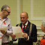 Mayor Wellbelove World Aids Day reception included a prize raffle in aid of mental health charity Mosaic Clubhouse