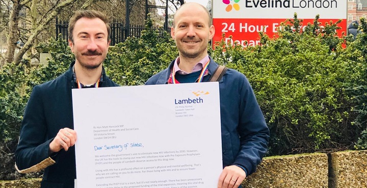 Lambeth councillors lobby government to fund HIV prevention
