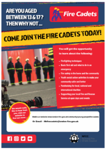 Fire Cadets poster