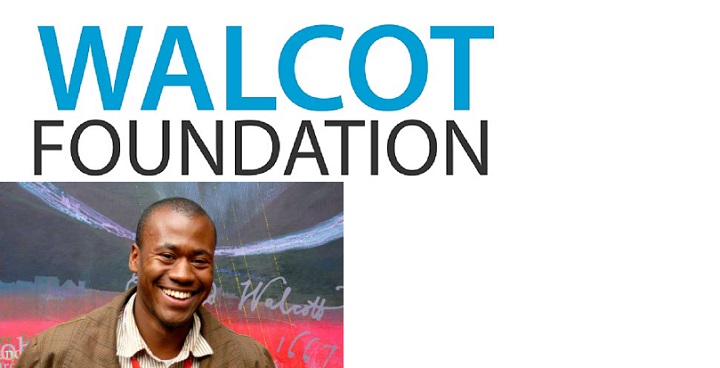 Walcot foundation logo with inset image of Peter, who studied to become a doctor with a Walcot grant