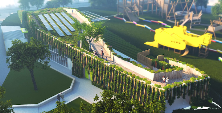 CGI of plans for Slade Gardens Community Centre