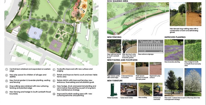 Vauxhall Park improvement plans