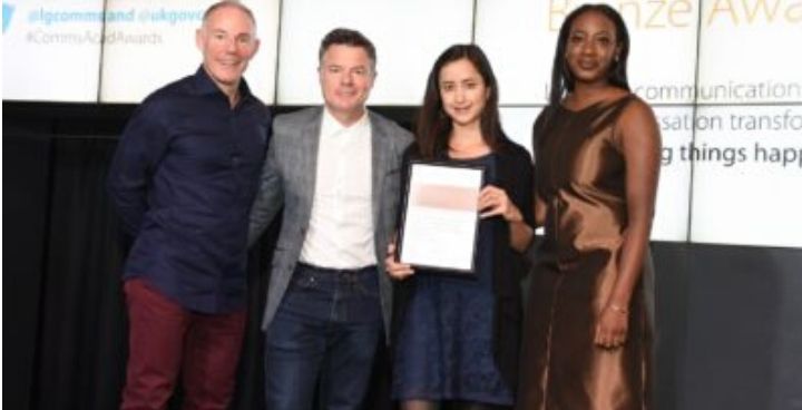 Lambeth-led campaign receives LG Comms Excellence Award