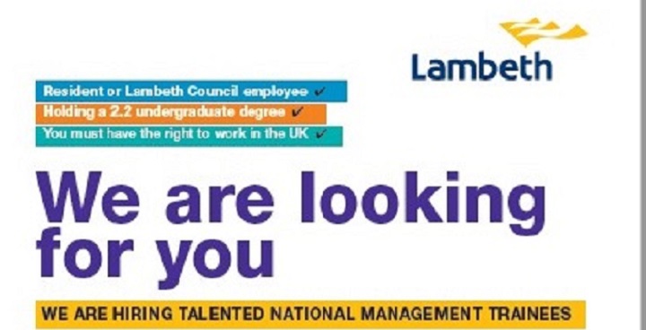 Apply Today for Graduate Development in Lambeth
